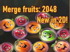 Cluiche Merge fruits: 2048 New in 2D!