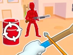Cluiche Stickman Archer Shooting Arrows at Reds