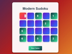 Cluiche Modern Sudoku