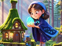 Cluiche Find The Differences: Little Witch