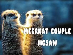 Cluiche Meerkat Couple Jigsaw