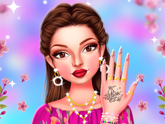 Cluiche Celebrity Spring Manicure Design