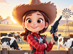 Cluiche Find The Differences: Cow Farm