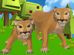 Cluiche Cougar Simulator: Big Cats