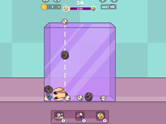 Cluiche Capy Merge: Animal Drop Puzzle