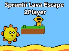 Cluiche Sprunki Lava Escape 2Player