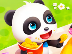 Cluiche Jigsaw Puzzle: Baby Panda Spring Picnic