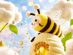 Cluiche Find The Differences: Little Bee's Adventure