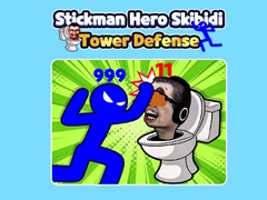 Cluiche Stickman Hero Skibidi Tower Defense 