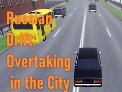 Cluiche Russian Drift: Overtaking in the City