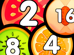 Cluiche Merge Balls Shooter 2048 Connect Fruits