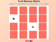 Cluiche Fruit Memory Match