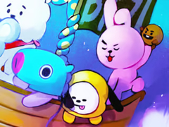 Cluiche Jigsaw Puzzle: BT21 Friends