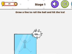 Cluiche Save The Stick Draw Line