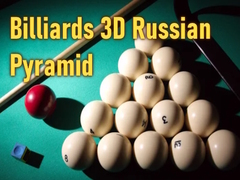 Cluiche Billiards 3D Russian Pyramid
