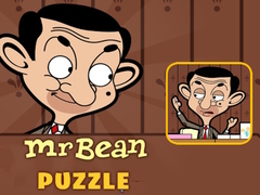 Cluiche Mr Bean Puzzle