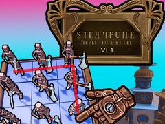 Cluiche Steampunk Merge To Battle
