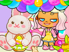 Cluiche Jigsaw Puzzle: Avatar World Easter Party
