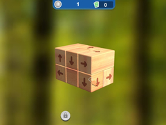 Cluiche Tap 3D Wood Block Away