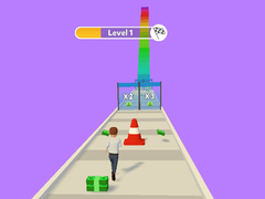 Cluiche Money Stack Run 3D