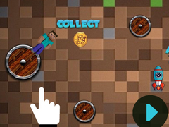 Cluiche Mineblock Rotate And Fly Adventure