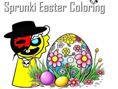Cluiche Sprunki Easter Coloring