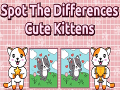 Cluiche Spot the Differences Cute Kittens
