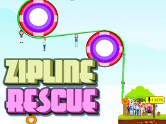 Cluiche Zipline People Rescue