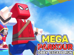 Cluiche Mega Parkour: Obby Escape Run
