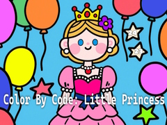 Cluiche Color By Code: Little Princess