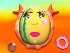 Cluiche Makeup Fruits