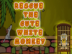 Cluiche Rescue the Cute White Monkey