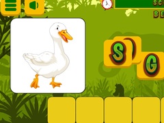 Cluiche Word Animals For Kids