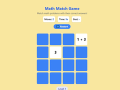 Cluiche Math Match Game