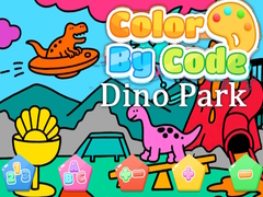 Cluiche Color By Code Dino Park