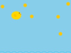Cluiche A Duck Collecting Coins