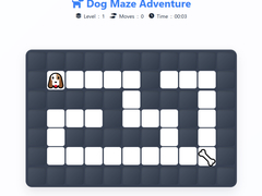 Cluiche Dog Maze Adventure