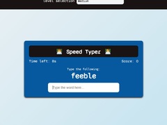 Cluiche Speed Typer