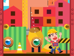 Cluiche Construction Worker Bubble Shooter