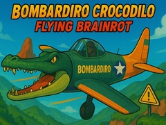 Cluiche Bombardiro Crocodilo Flying Brainrot