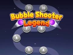 Cluiche Bubble Shooter Legend