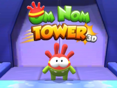 Cluiche Om Nom Tower 3D