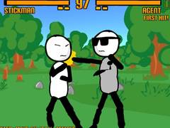Cluiche Stickman Gun - Less Fighting