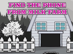 Cluiche Find The Phone From Milk Farm