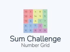 Cluiche Sum Challenge Number Grid