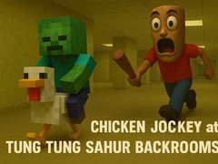 Cluiche Chicken Jockey at Tung Tung Sahur Backrooms