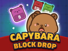 Cluiche Capybara Block Drop