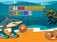 Cluiche Italian Brainrot Coloring