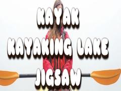 Cluiche Kayak Kayaking Lake Jigsaw