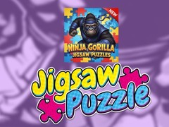 Cluiche Ninja Gorilla Jigsaw Puzzles